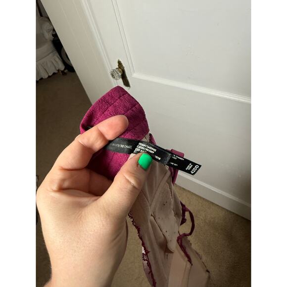 Torrid Curve Red Lace Strappy Push Up Plunge Bra Underwire Sexy Women's 42 DD - Picture 10 of 10